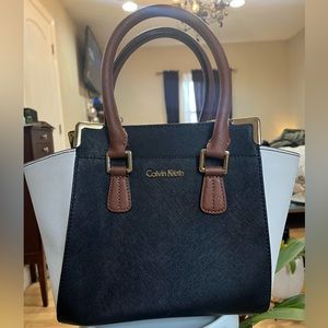 Calvin Klein tri-tone handbag